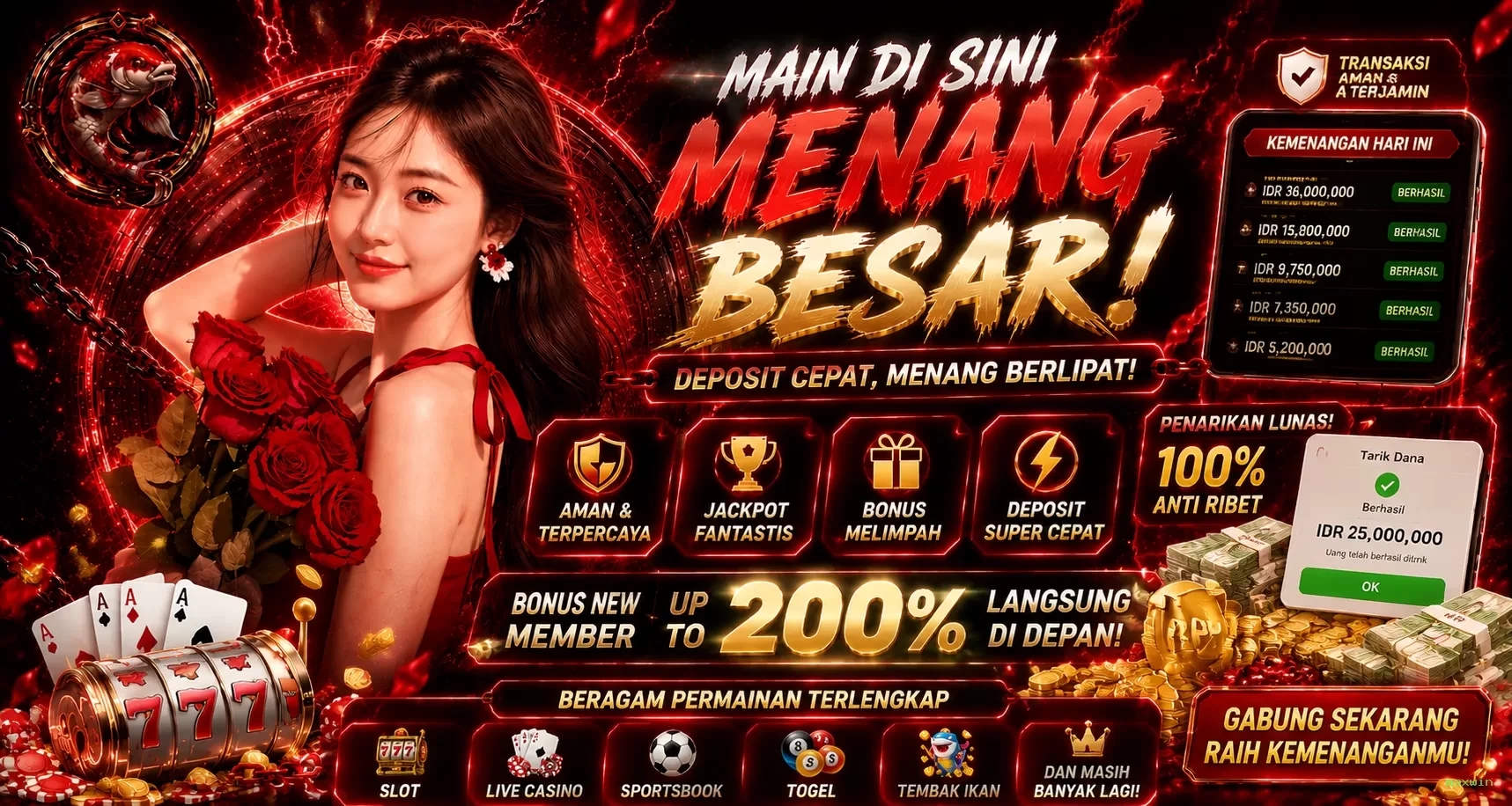 Berbagai Jenis Permainan yang Tersedia di maxwin